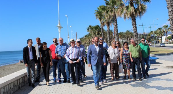 Ciudadanos reclama soluciones para evitar la pérdida de arena en la playa de San Andrés