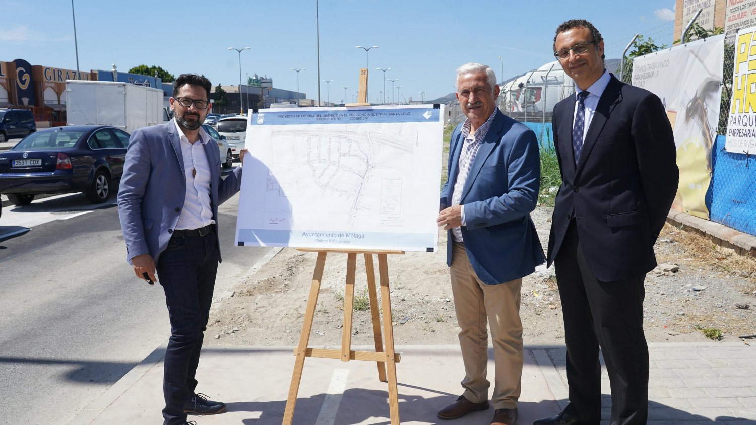 El Ayuntamiento mejora el drenaje del polígono Santa Cruz con una inversión de 150.000 euros