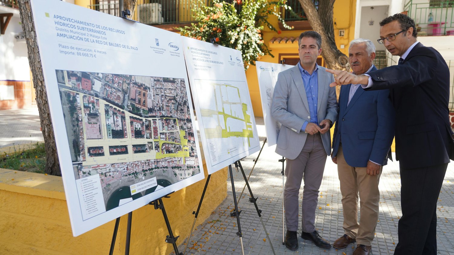 El Ayuntamiento pone en marcha la ampliación de la red de baldeo del distrito Este en El Palo