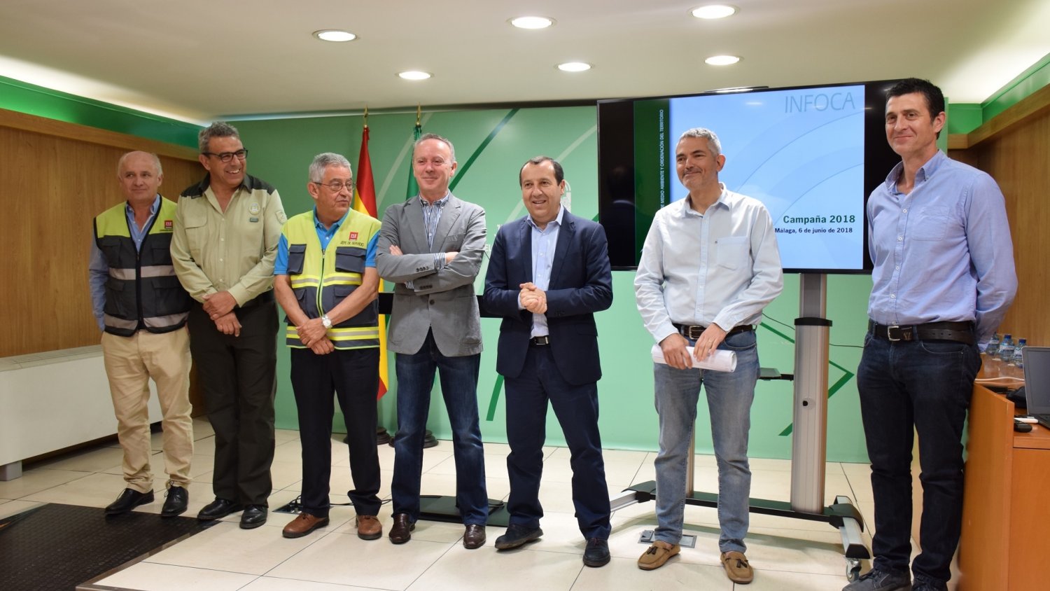 La Junta inicia el periodo de alto riesgo del Plan INFOCA con un dispositivo de 581 efectivos en Málaga
