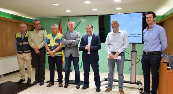 La Junta inicia el periodo de alto riesgo del Plan INFOCA con un dispositivo de 581 efectivos en Málaga