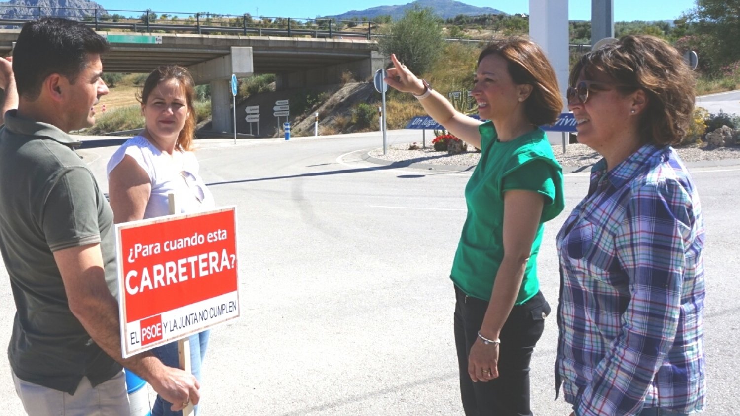 El PP pide con un 'estacazo' que la Junta haga la Carretera del Arco tras 25 años pendiente