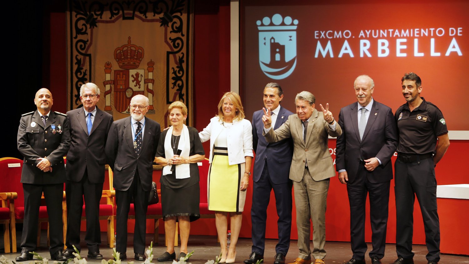 Marbella homenajea a Sergio Scariolo, Vicente del Bosque y Manolo Santana con la entrega del Título de Hijo Adoptivo de la Ciudad