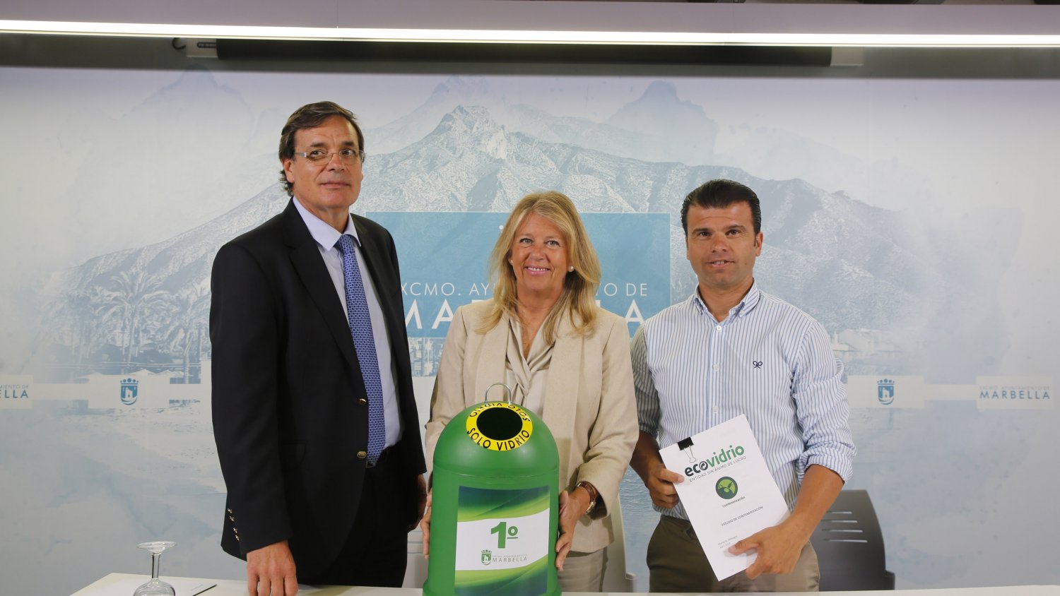 Marbella liderará el ranking de ciudades españolas de más de 100.000 habitantes en número de contenedores de vidrio por habitante