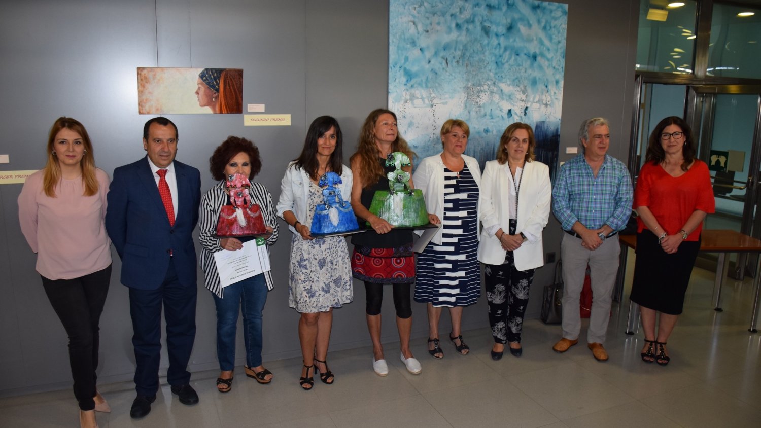 El Centro Provincial de Málaga del Instituto Andaluz de la Mujer entrega los premios del VI Certamen de Pintoras IAM_Arte