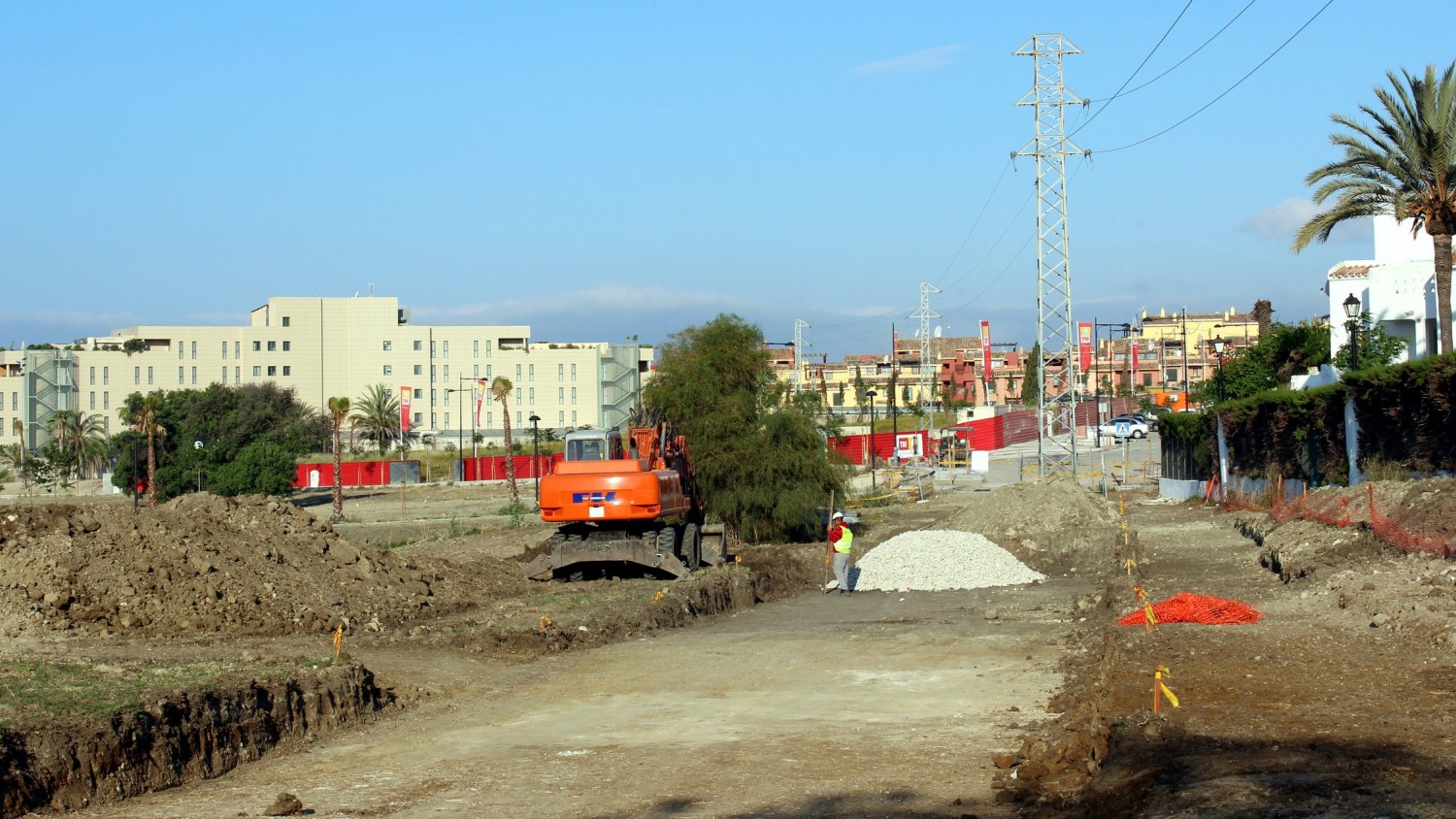 Comienzan las obras de urbanización de Bel-Air para crear una gran zona verde y un vial hasta Casablanca