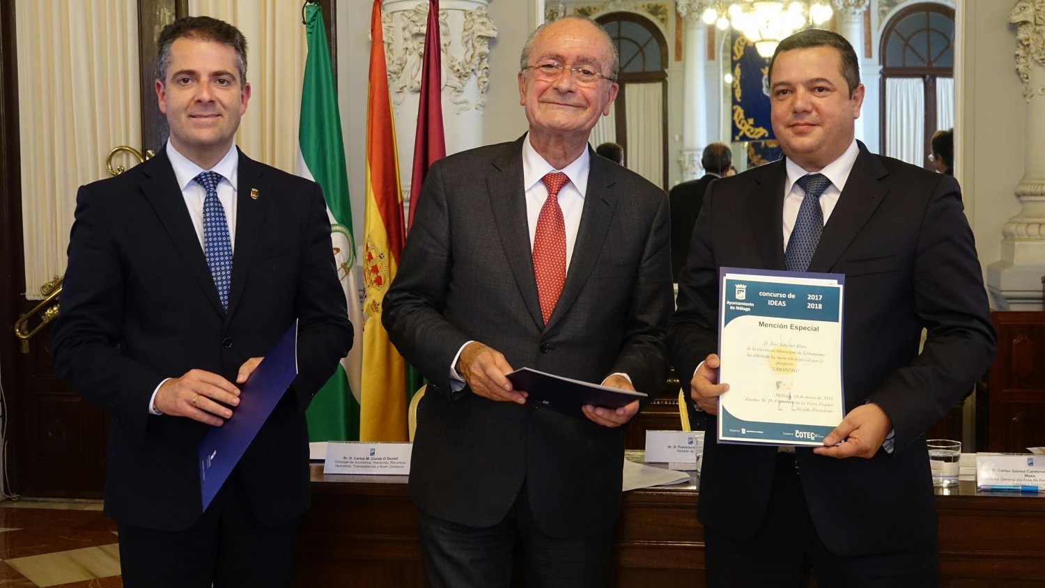 El Ayuntamiento de Málaga premia las ideas más innovadoras del concurso promovido por el Servicio de Calidad Municipal