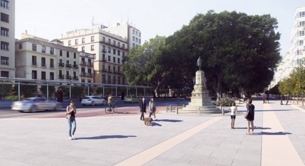 Este jueves comienzan los primeros trabajos del proyecto de peatonalización de la Alameda Principal