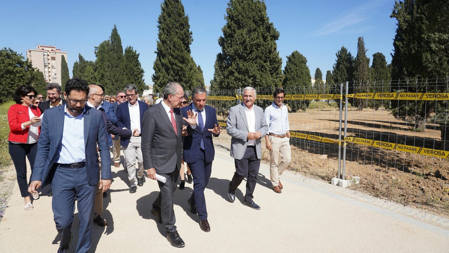 La Diputación financia con 675.000 euros la creación de un jardín mediterráneo y una plaza en el parque de San Rafael
