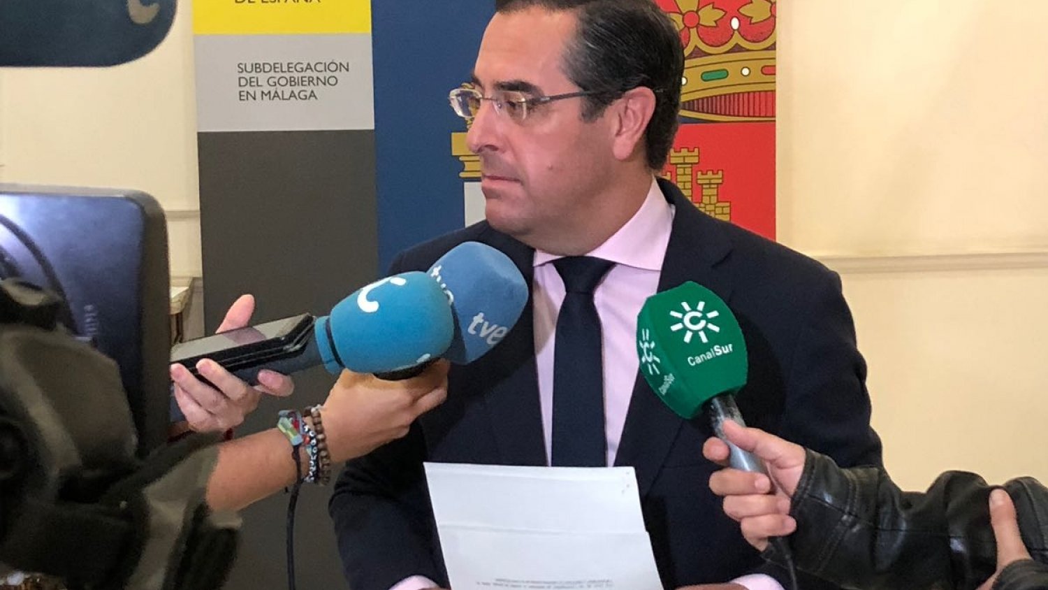 Briones destaca los datos mínimos históricos de tasa de criminalidad en la provincia de Málaga