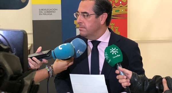 Briones destaca los datos mínimos históricos de tasa de criminalidad en la provincia de Málaga