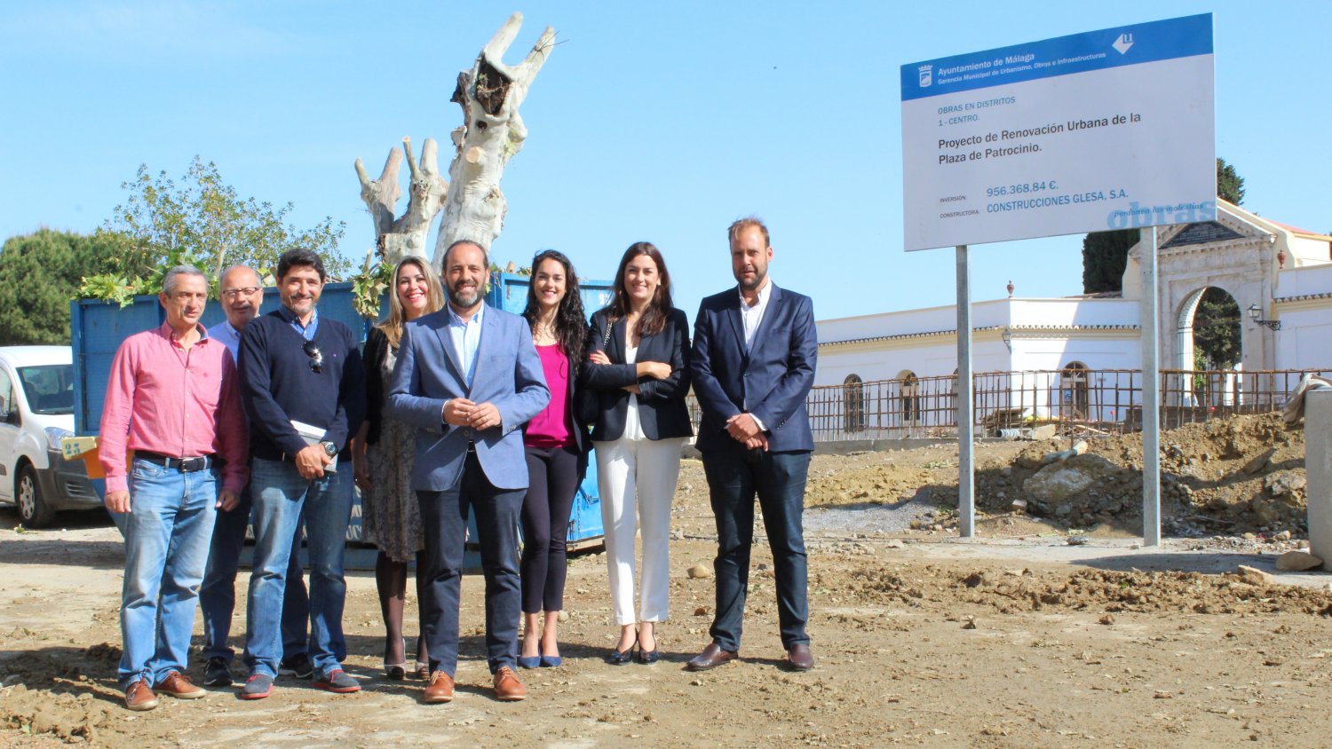 Ciudadanos valora el buen ritmo de la transformación de la Plaza del Patrocinio