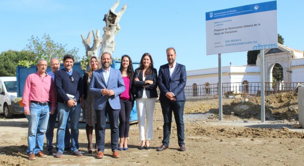 Ciudadanos valora el buen ritmo de la transformación de la Plaza del Patrocinio