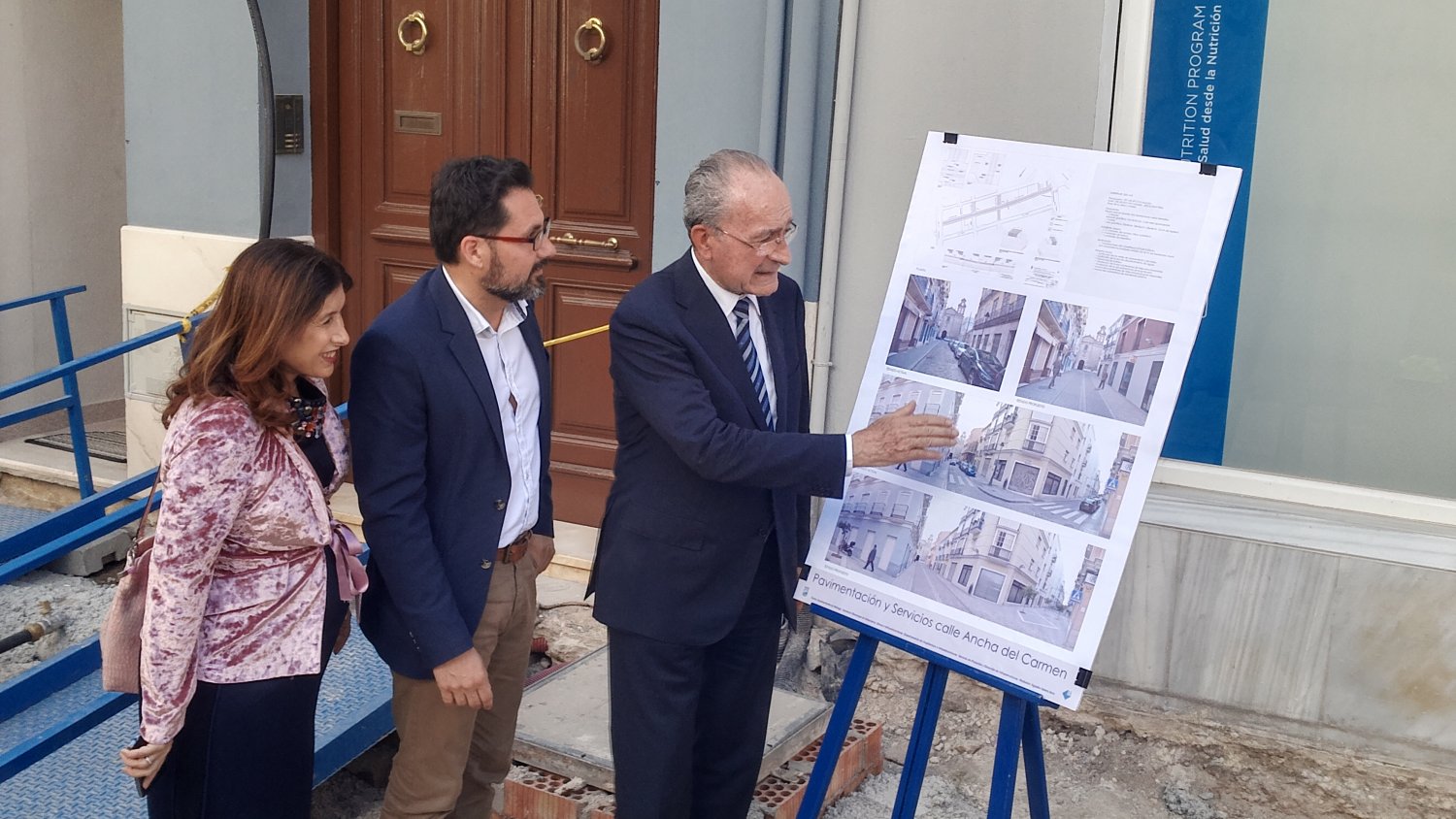 La peatonalización de la calle Ancha del Carmen concluirá a finales de junio