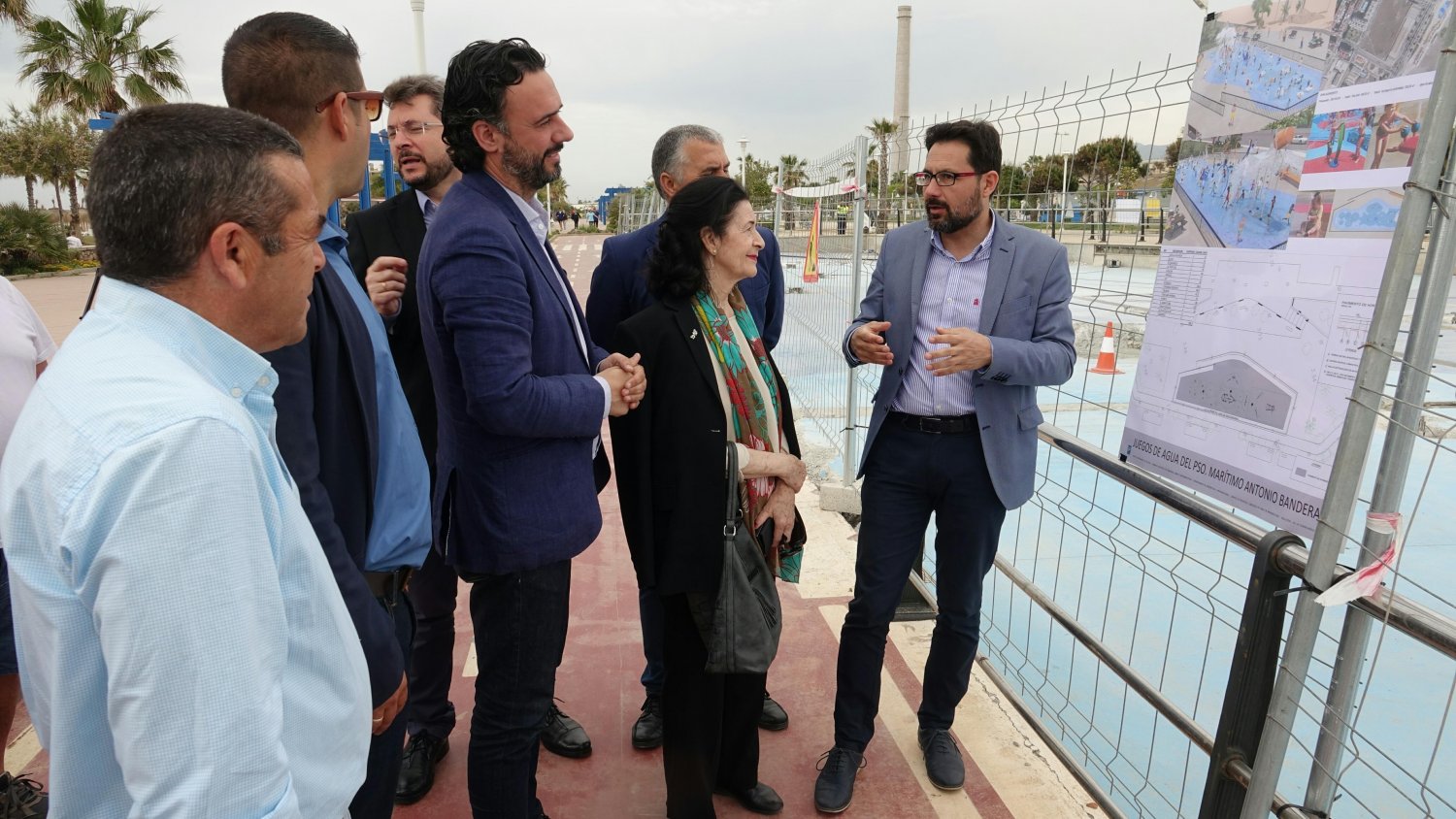 El Ayuntamiento renueva el parque del agua del Paseo Marítimo Antonio Banderas con un sistema innovador de juegas acuáticos