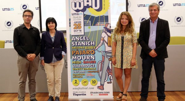 La UMA recibirá a los alumnos del próximo curso con el WAU Festival, un gran encuentro de música