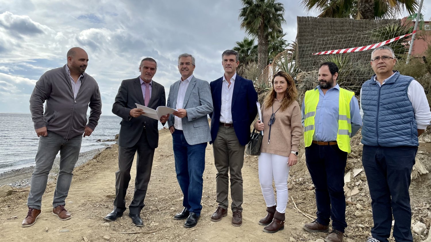El nuevo tramo de corredor litoral en  Guadalobón permitirá unir 20,5 kilómetros de costa en Estepona