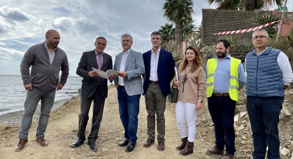 El nuevo tramo de corredor litoral en  Guadalobón permitirá unir 20,5 kilómetros de costa en Estepona