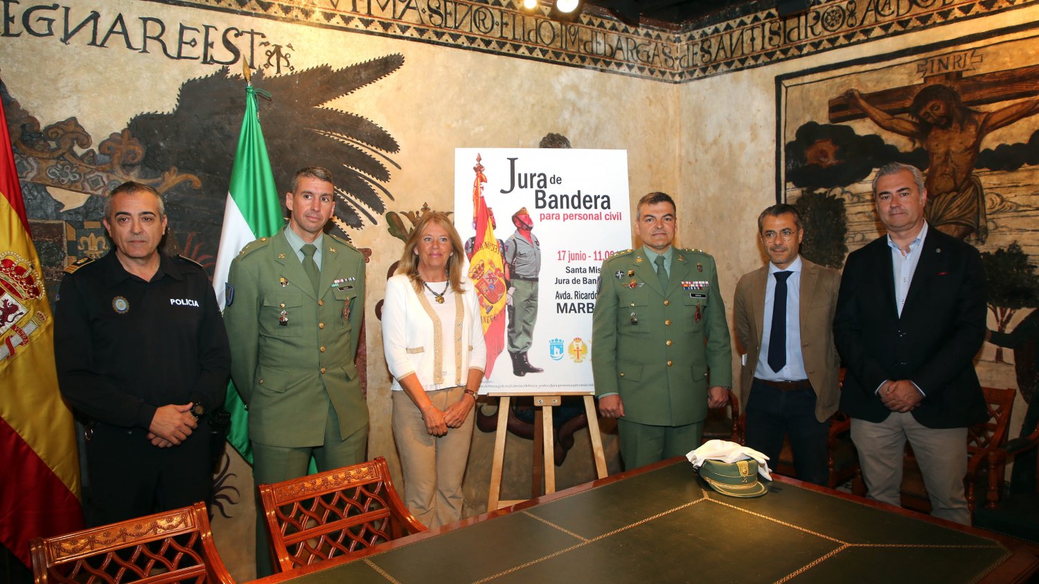 Marbella acogerá el 17 de junio por primera vez en su historia una Jura de Bandera Civil