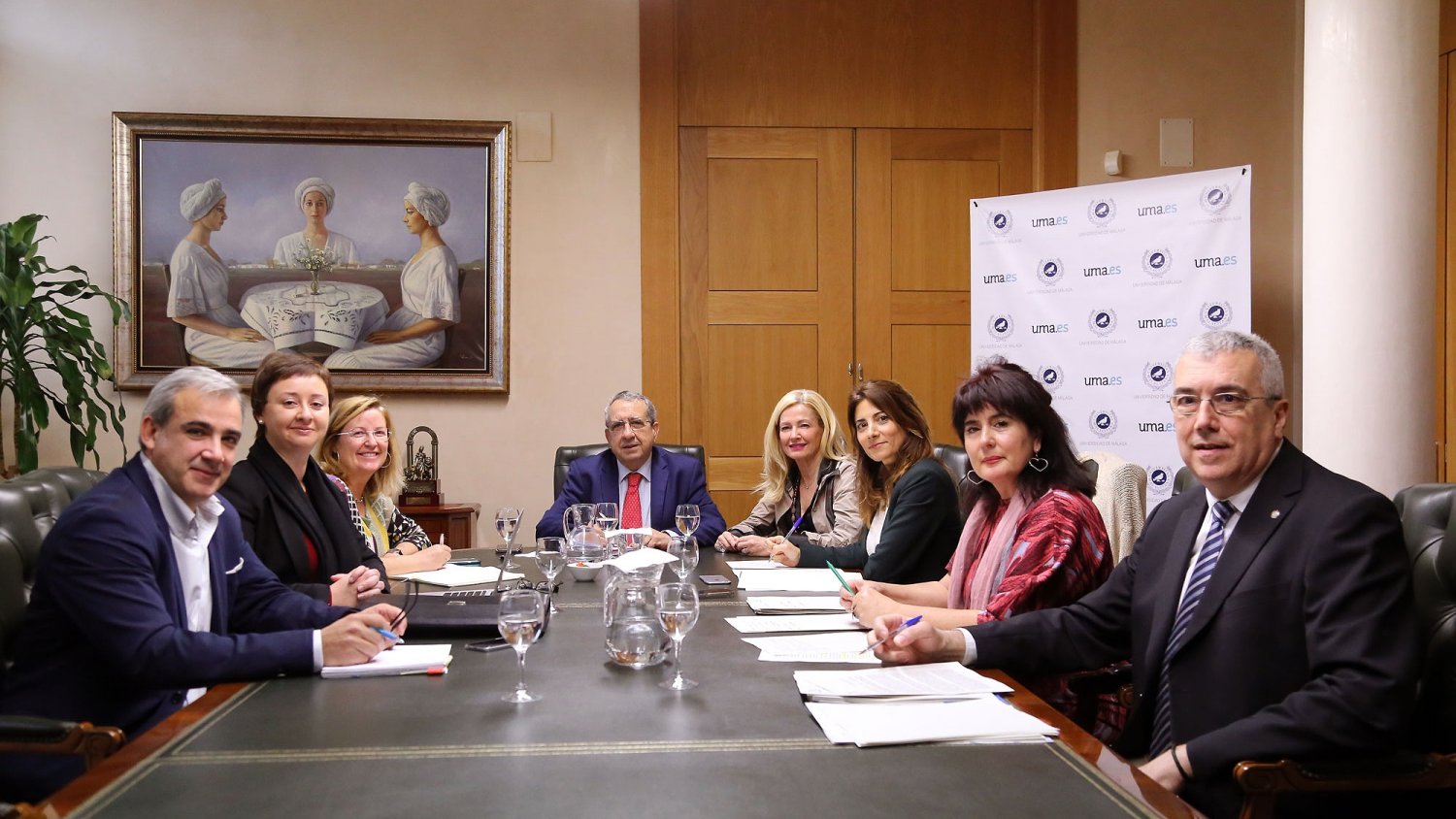 La Diputación y la UMA avanzan en su alianza estratégica para el curso 2018