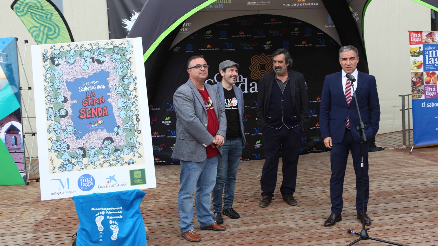 Vecinos de 62 municipios de la provincia recorrerán la Gran Senda en una multitudinaria caminata solidaria a favor de AVOI