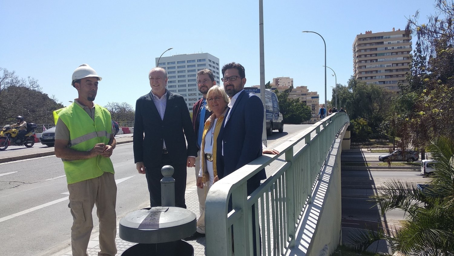 Málaga invierte 180.000 euros en la mejora del Puente de las Américas