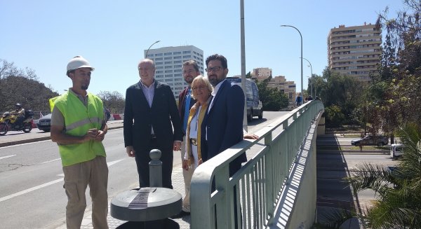 Málaga invierte 180.000 euros en la mejora del Puente de las Américas