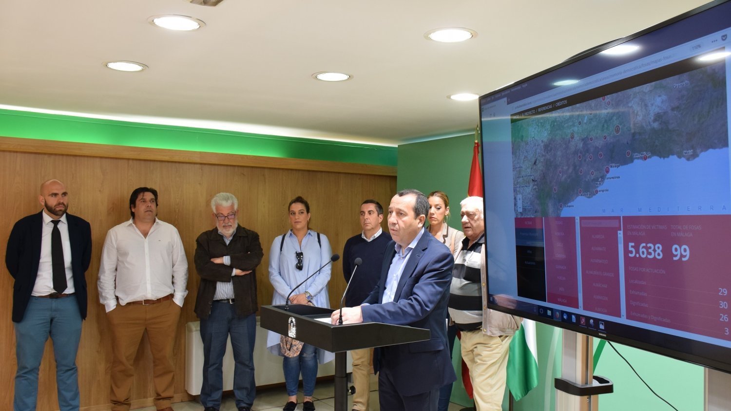 La Junta actualiza el mapa de fosas comunes en Málaga, con intervenciones en Alfarnate y Colmenar