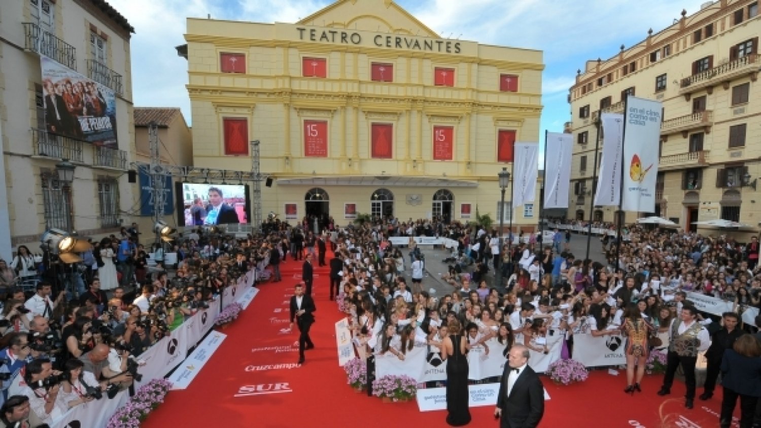 Málaga despliega la alfombra roja en la fiesta del cine español