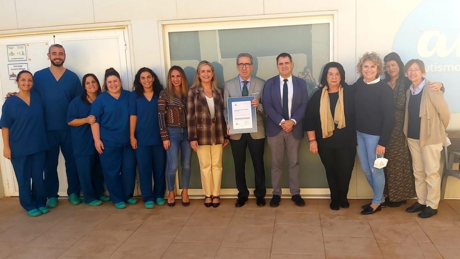 El centro ‘Quinta Alegre’ de Autismo Málaga renueva su certificación con la Agencia de Calidad