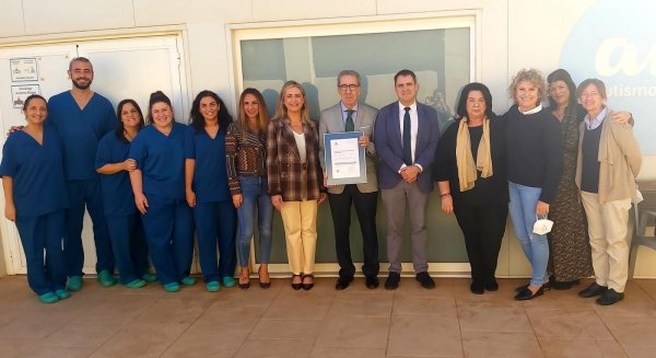 El centro ‘Quinta Alegre’ de Autismo Málaga renueva su certificación con la Agencia de Calidad
