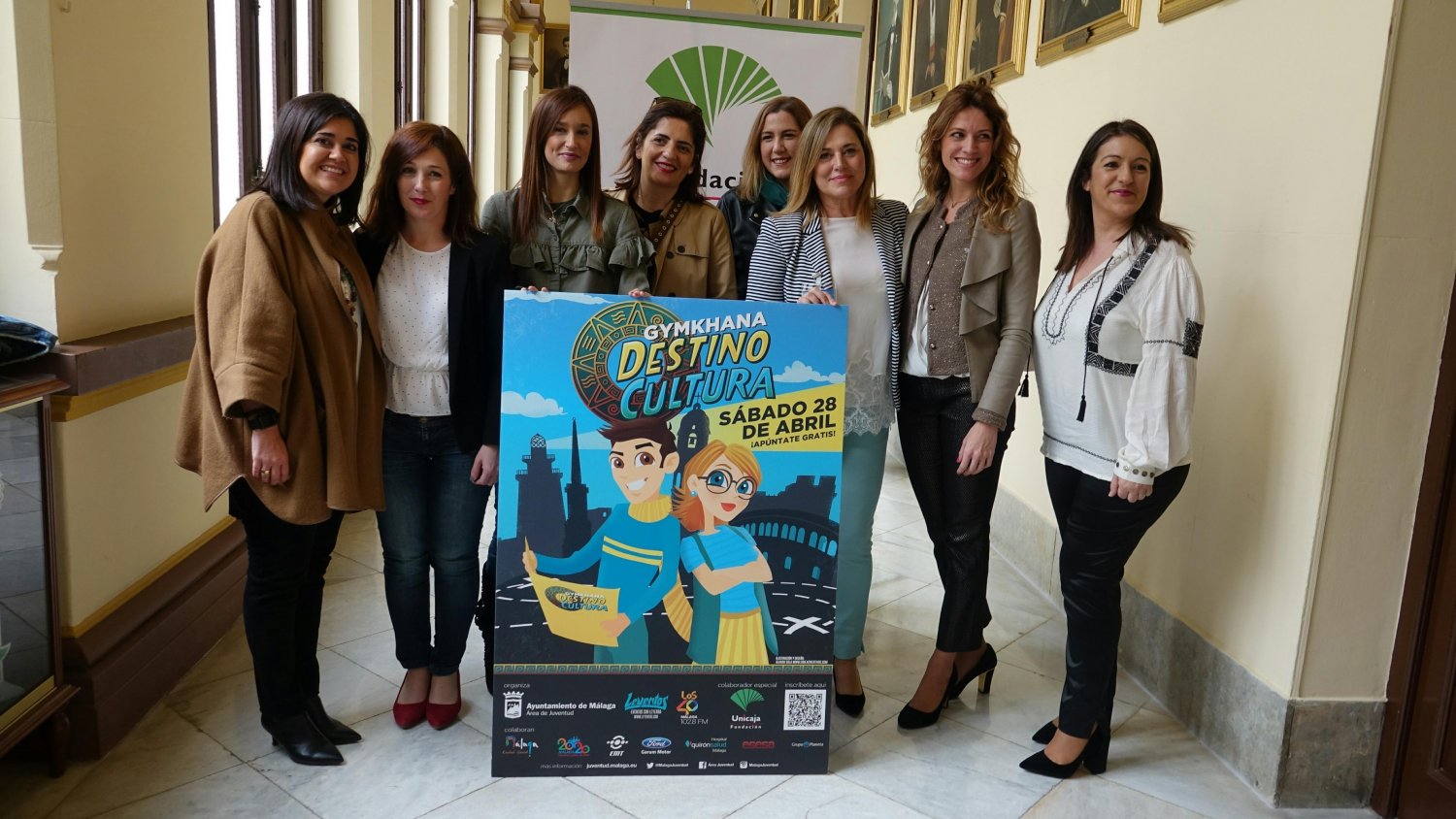 La tercera edición de la Gymkhana Destino pone a prueba el conocimiento de los jóvenes sobre la cultura e historia de Málaga