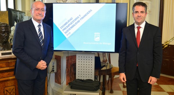 El Ayuntamiento de Málaga reduce su deuda en 62 millones de euros al termino de 2017