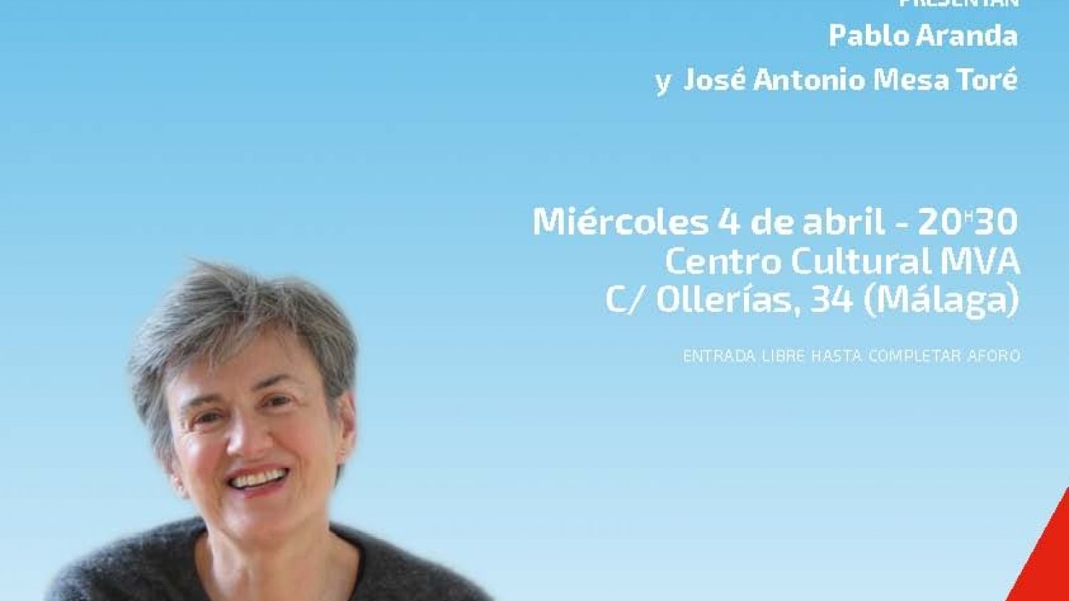 El centro cultural MVA recibe a Luisa Etxenique en el ciclo 'Un café cargado de lecturas'