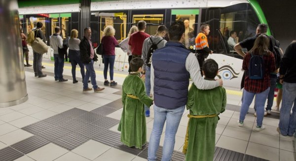 Metro de Málaga transporta a más de 151.700 viajeros durante Semana Santa