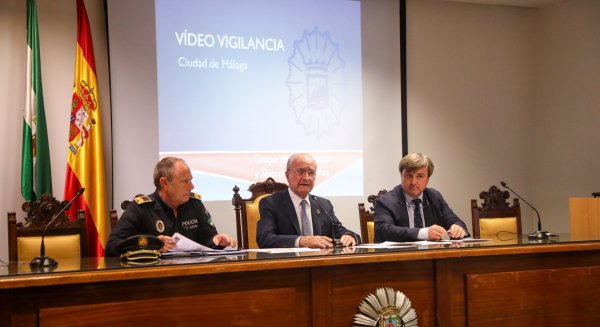 Málaga amplía el sistema de videovigilancia en el centro de la ciudad en 14 puntos más