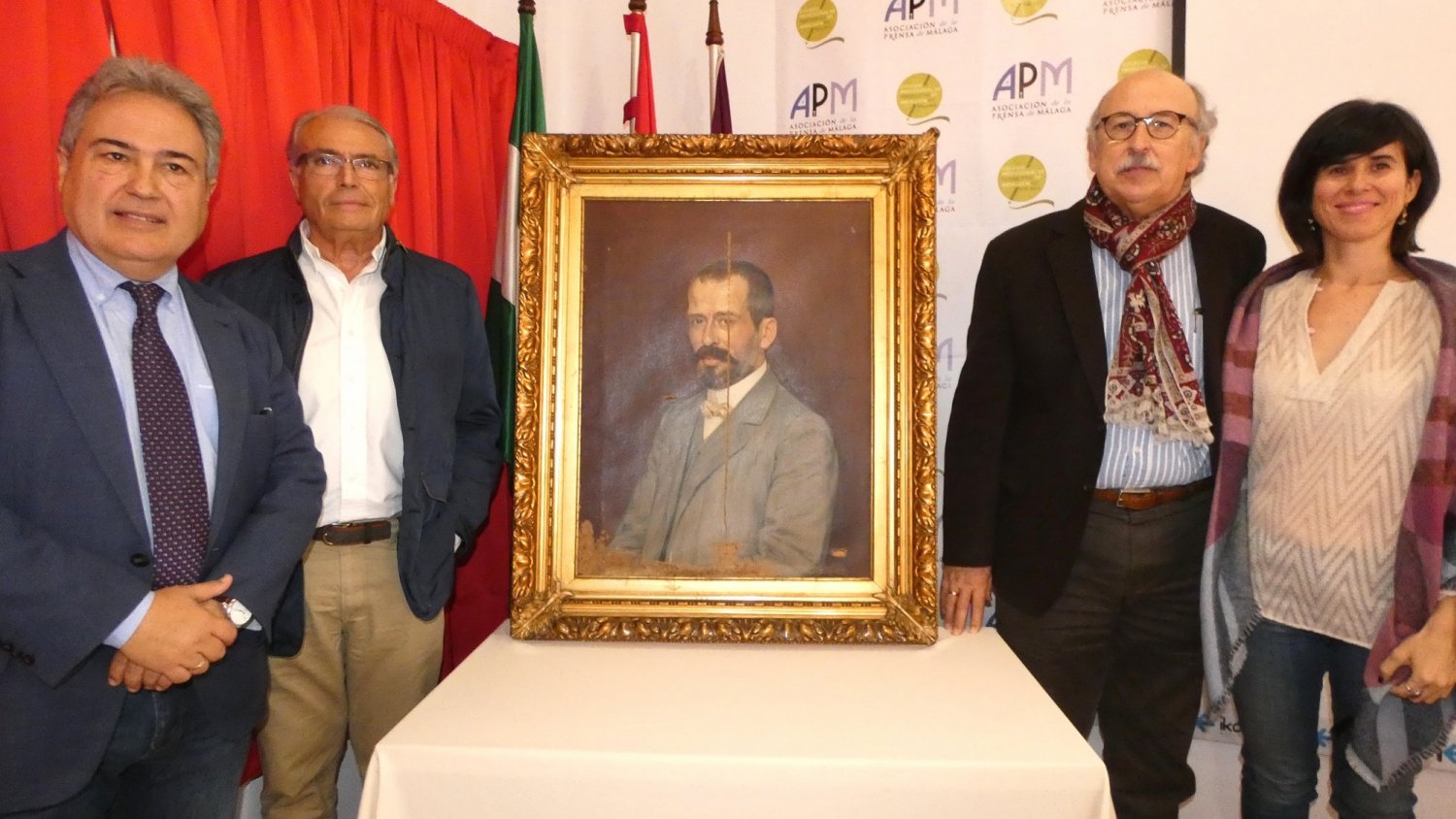 La Asociación de la Prensa recibe el retrato original de uno de sus fundadores