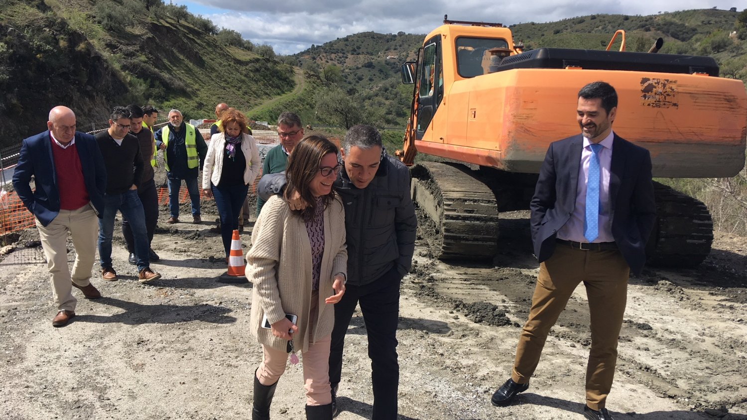 La Diputación prevé restablecer el tráfico entre Salares y Árchez en un mes si la climatología lo permite