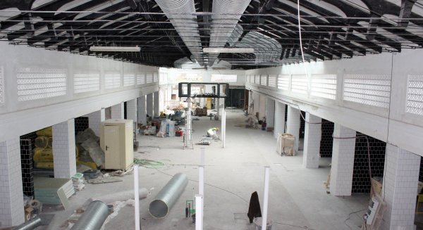 La obra del mercado gourmet de Estepona entra en su recta final y prevé su apertura en mayo