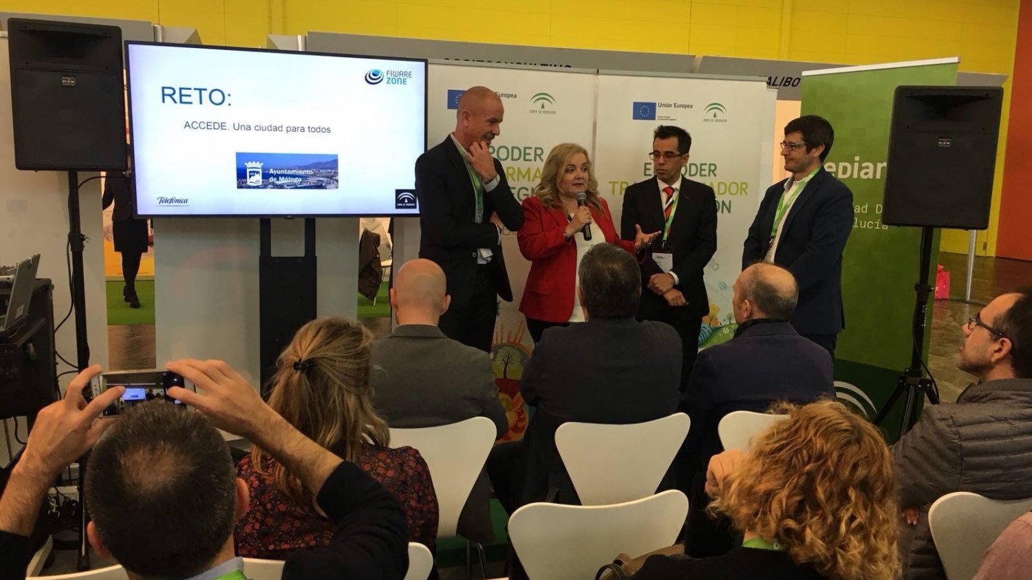 Málaga gana con el proyecto 'ACCEDE' de accesibilidad urbana la iniciativa 'Challenge IOT' de la Junta de Andalucía y Telefónica
