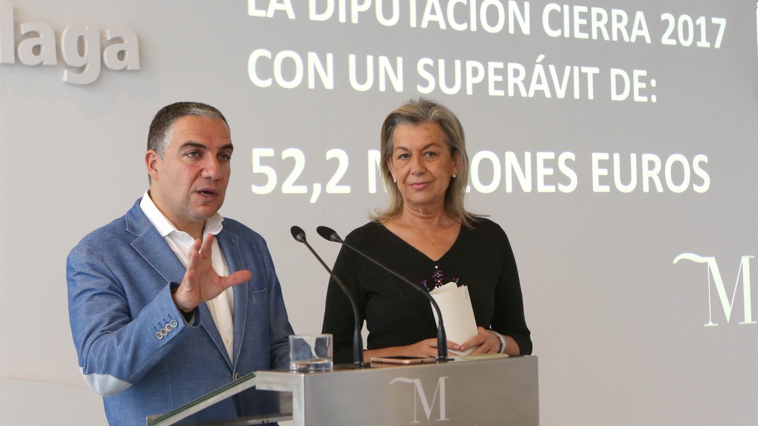 La Diputación cierra 2017 con un superávit por encima de 52 millones de euros