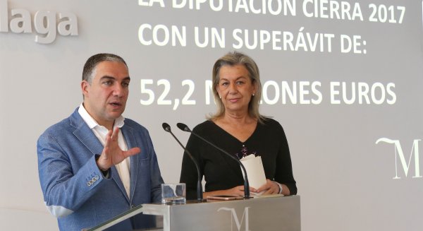 La Diputación cierra 2017 con un superávit por encima de 52 millones de euros