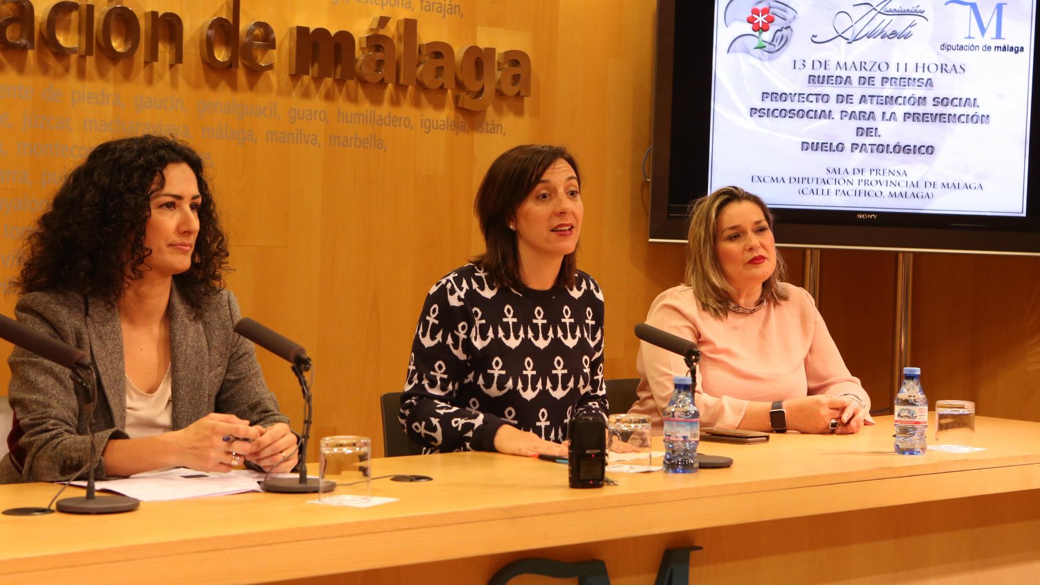 La Diputación presenta un proyecto de atención social sobre la prevención del duelo en el Valle del Guadalhorce