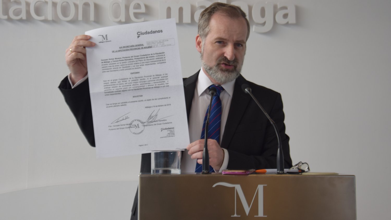 Ciudadanos denuncia que el PP sigue sin aclarar los casos de incompatibilidades en Diputación