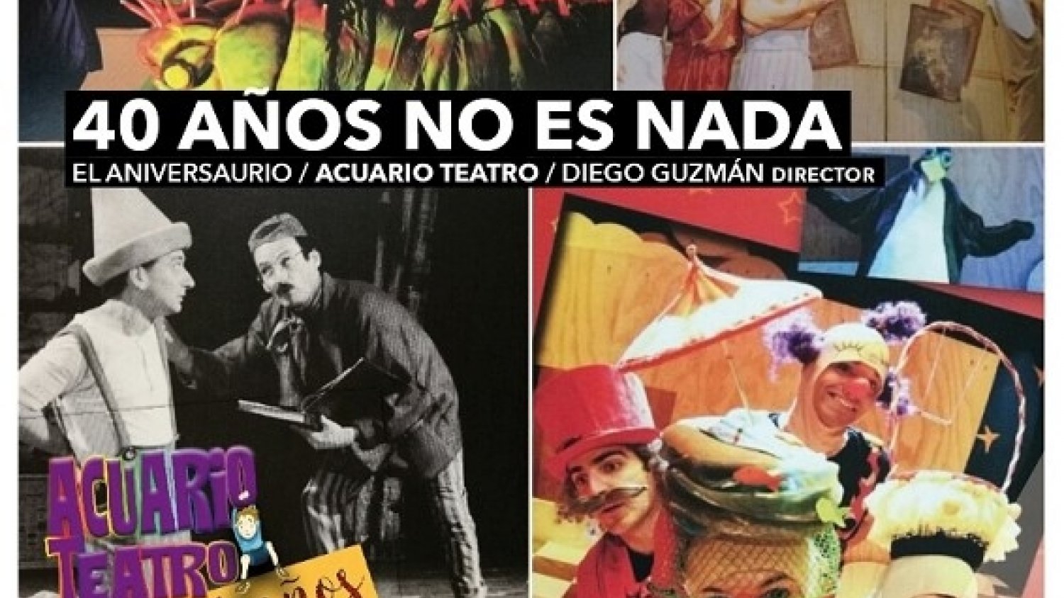 El 'Aniversaurio' de la compañía Acuario Teatro llega al MVA