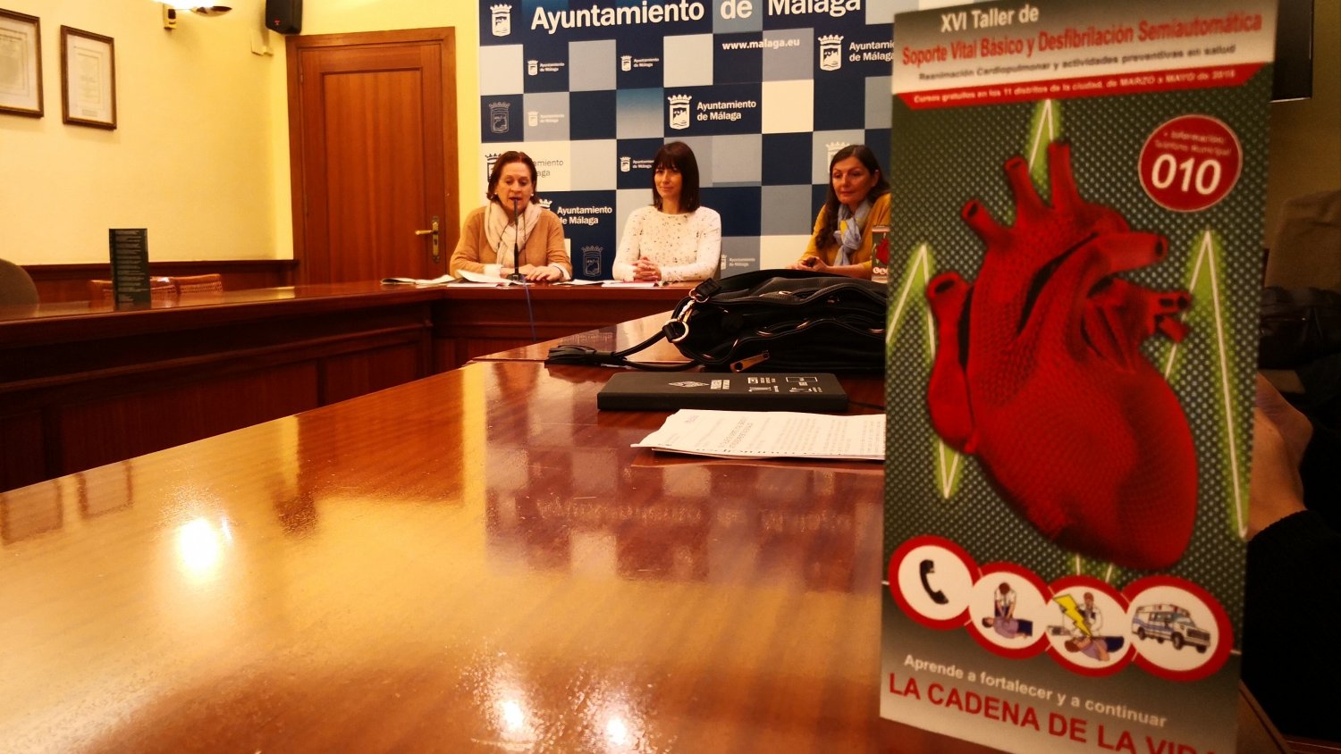 Málaga colabora en la organización de talleres para cuidar y atender problemas de corazón