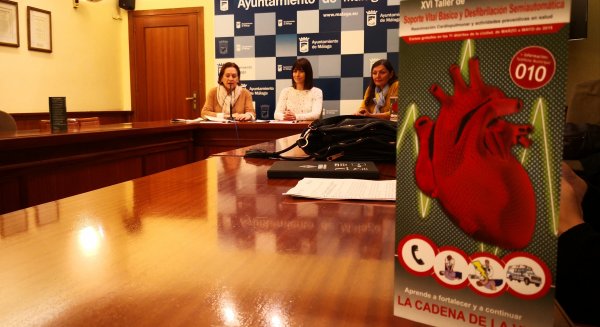 Málaga colabora en la organización de talleres para cuidar y atender problemas de corazón