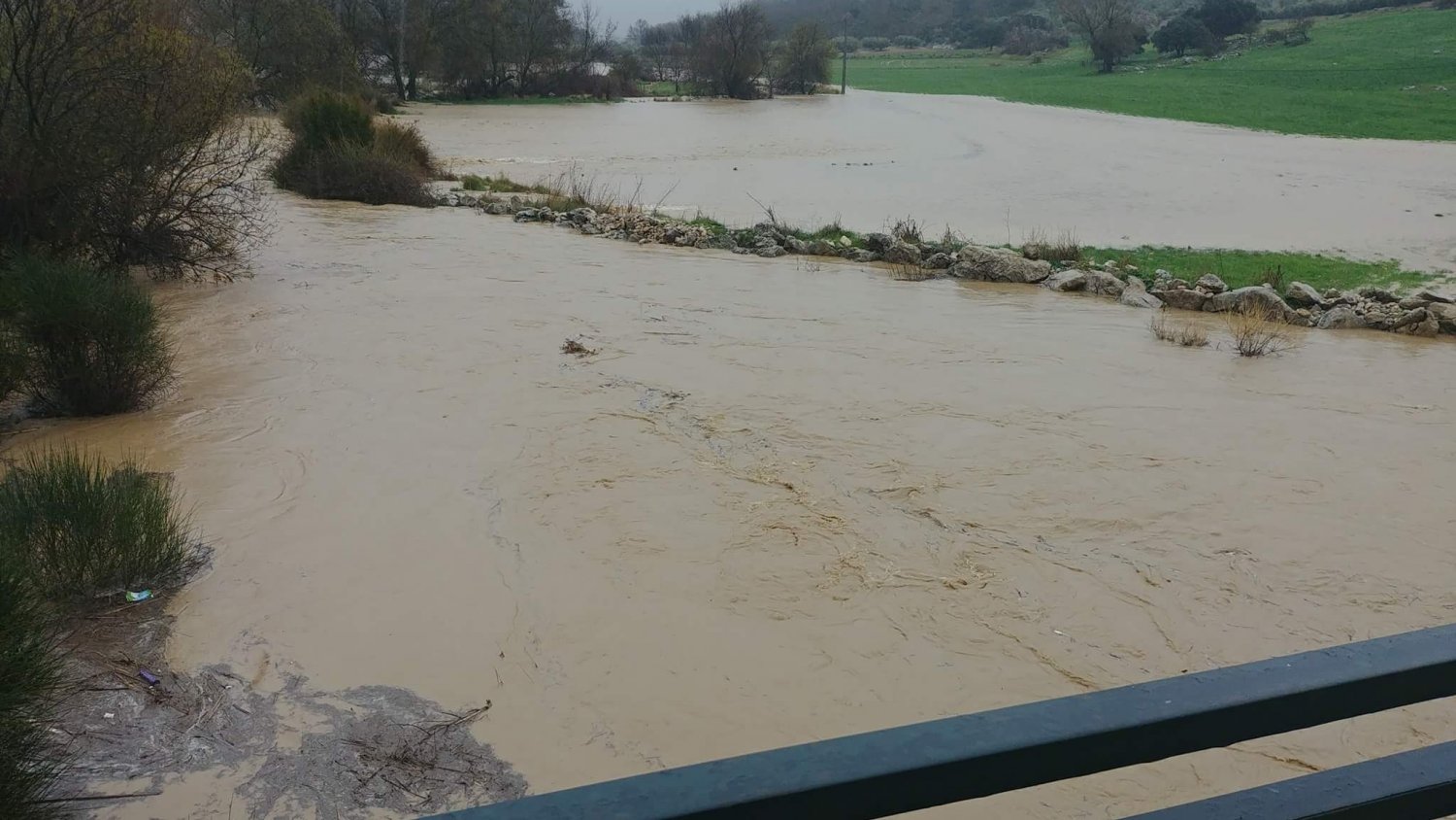 El temporal Emma deja más de 80 litros y diez hectómetros en los pantanos