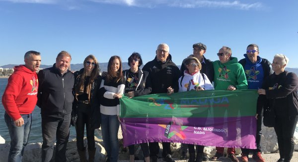 Málaga estrena dos carriles a nado para deportistas en las playas de La Malagueta y La Misericordia