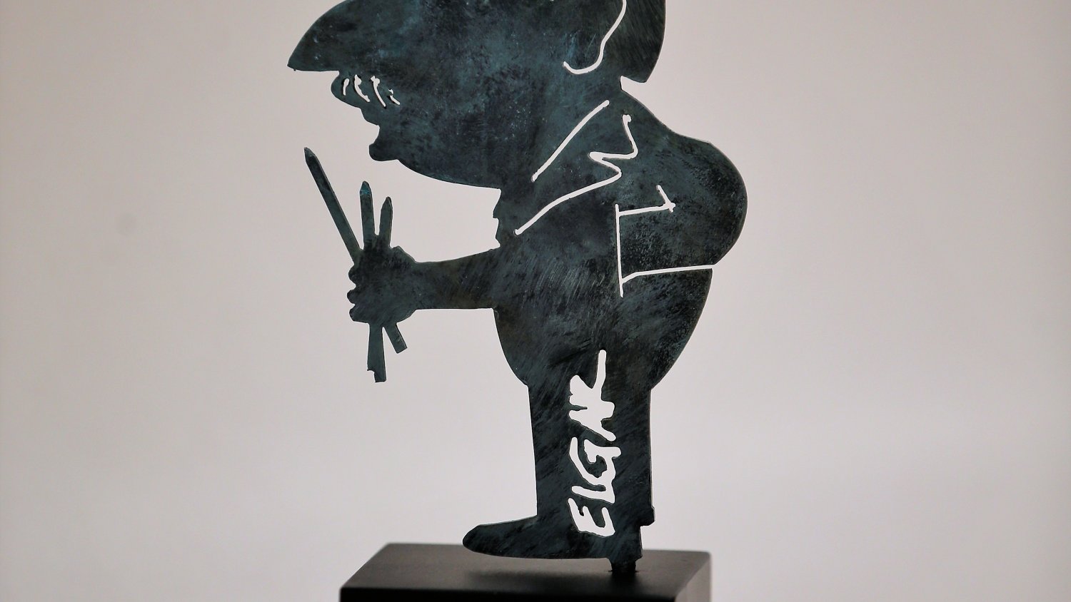 La autocaricatura más famosa de 'Elgar', imagen del I Certamen Nacional de Viñetas Periodísticas que lleva su nombre